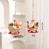 And Snowman Santa Christmas Resin Decor Figures Pendant For Celebration Holiday