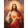 Vintage Sacred Heart of Jesus Holy Family Virgin Mary Religious Poster Canvas Painting Print Wall Art Pictures Home Decor
