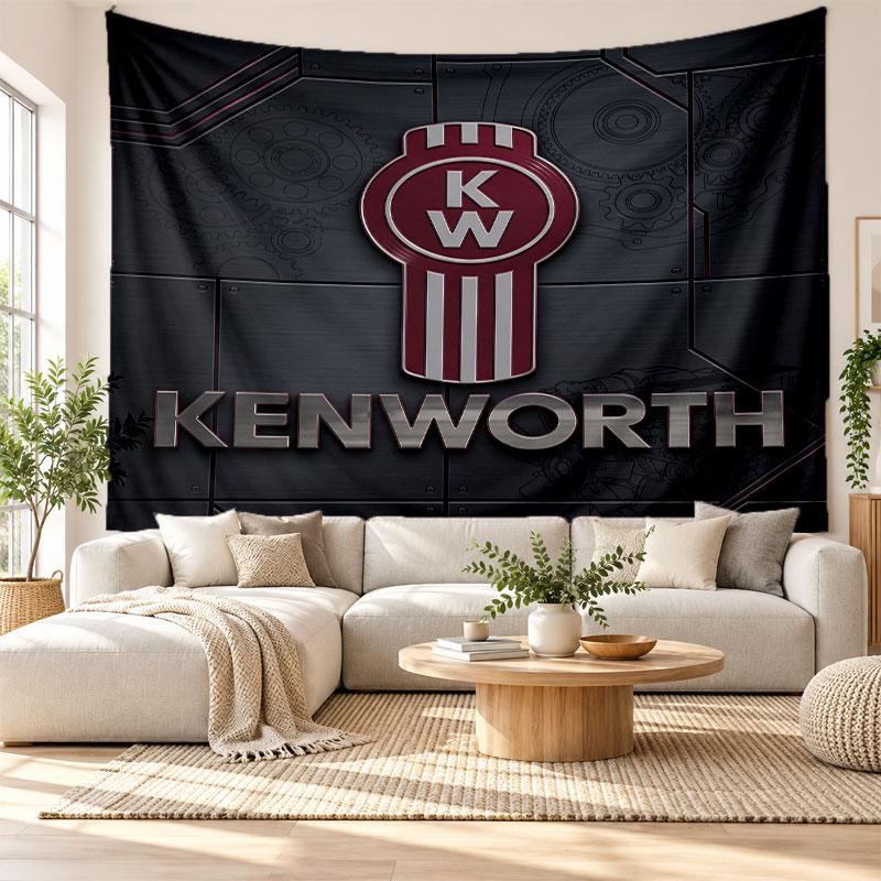 Kenworth Wall Tapestry, Soft Fabric Wall Hanging, Decorative Backdrop For Bedroom Home Wall Art