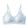 Women Summer Thin Gather Wireless Seamless Soft Support Comfort Bra