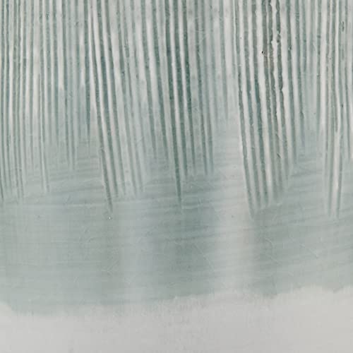 Marui Seito Shigaraki-Keramik Hechimon Keramik-Blumenvase, Mizuasagi-Muster, 25,5 cm hoch, Hergestellt in Japan, MR-1-5571