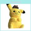 Neuer Film Pokemon Pikachu Detektiv Spielzeug Weiche Plüschfigur Ideales Geschenk für Kinder