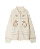 Lee Cowichan Zip-Up Cardigan Ivory