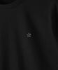 PANICALE Black High-Tension Crew Neck T-Shirt