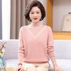 New Fashion Winter Knitwear for Moms - Stylish Plus Velvet Sweater for Middle-Aged and Elderly Women