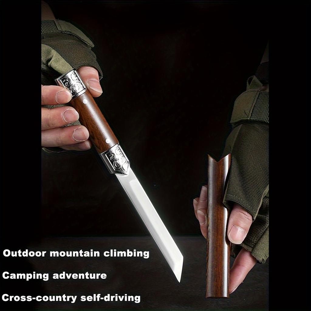 Premium Carved Professional Stainless Steel Outdoor Knife, Meat Cutter, Fruit Peeler, Mini Utility Knife, Portable Knife