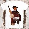 A Fistful of Dollars Western Retro Cool Vintage Poster Super Tee Top Unisex Ladies T Shirt 8232