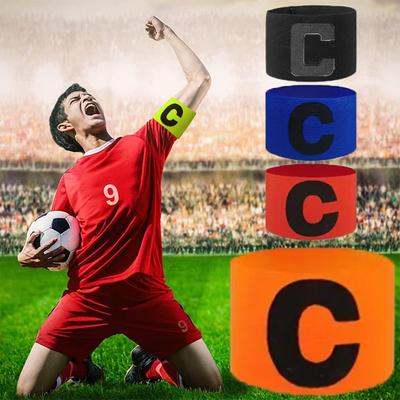 Kapitánska páska na futbal, Nastaviteľná farebná potlač štítku C pre dospelých a deti, Páska pre futbalových fanúšikov