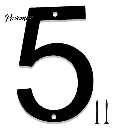 Ensemble de Chiffres en Métal Noir 3D pour Maison Extérieure, Numéros d'Adresse Flottants Modernes 0-9, Plaque de Porte, Boîte aux Lettres, Mur, Jardin, Résistante aux Intempéries