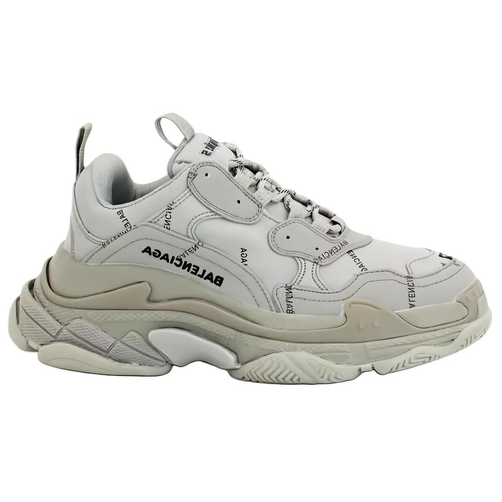 Balenciaga Triple S Allover Logo Gray 536737W2FA11210