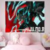 Kaiju No 8 Anmie Colorful Tapestry Wall Hanging Hippie Flower Wall Carpets Dorm Decor Wall Art Decor