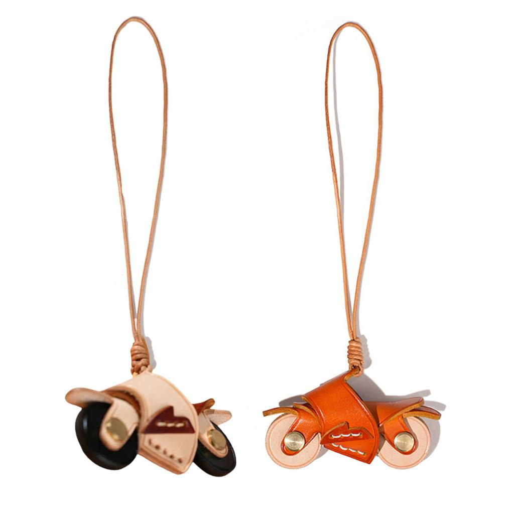 Cute Mini Motorcycle Keychain Accessory Bag Decoration for Bags and Backpacks with Personalized Design Options
