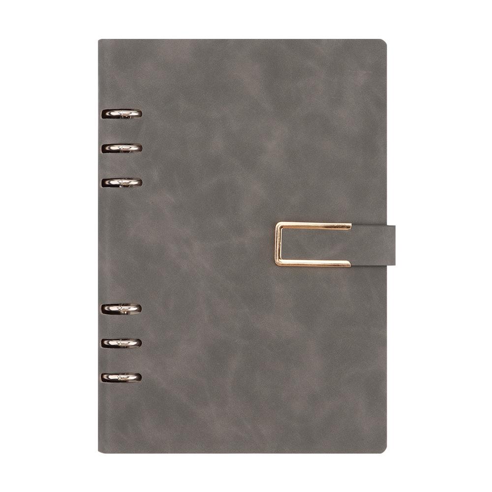 A5 Loose-Leaf Notebook with Logo - Business, Office & Student Planner with Detachable Coil, Ideal Corporate Gift