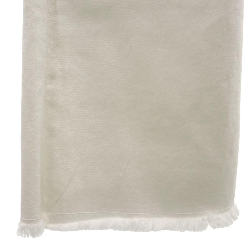 ETRO made in Italy Pants W28 White Stretch Fringe Women Used