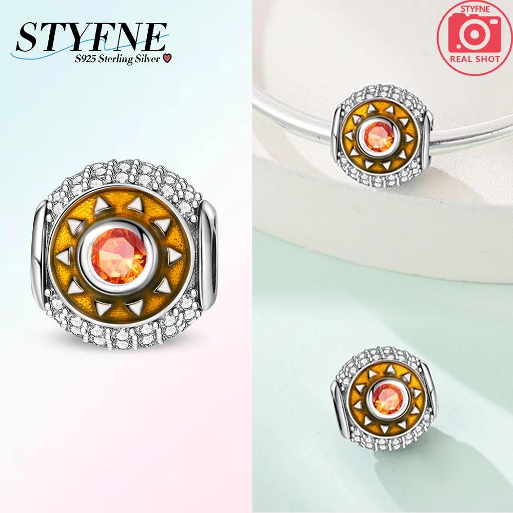 Silver 925 Van Gogh Heart Colorful Butterfly Beads Luminous Firely Charms Fit Bracelet for Women DIY Fine Jewelry Gift