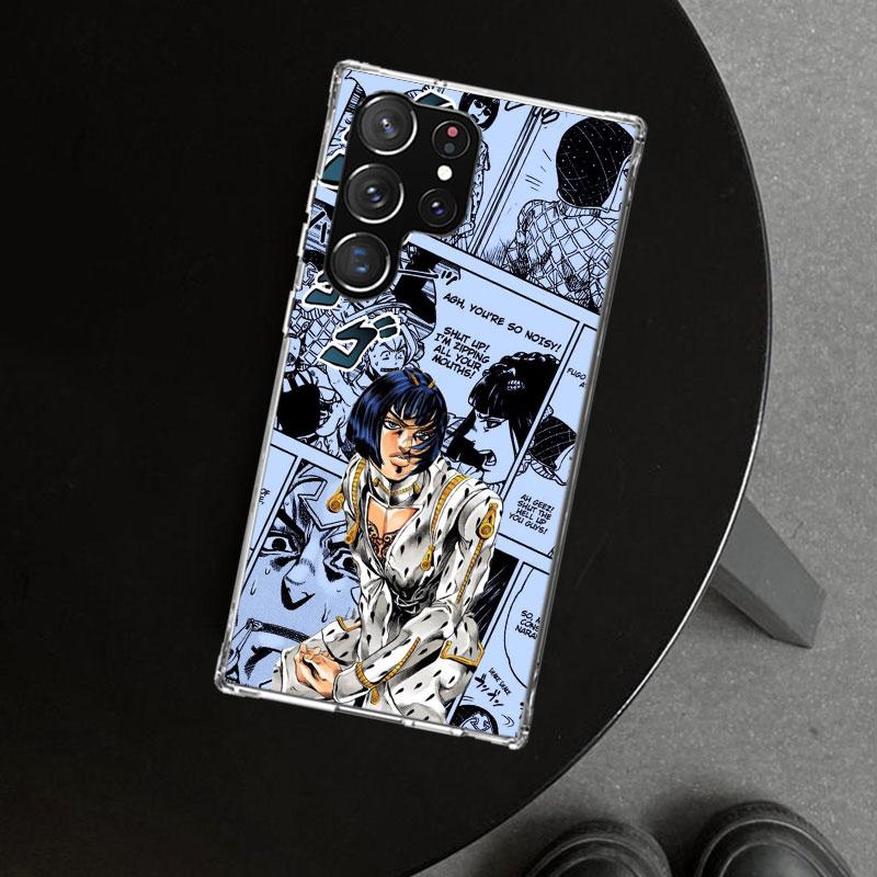 JoJo Adventure Bruno Buccellati Phone Case Cover for Samsung Galaxy S26 S25 Edge S24 S23 Ultra S22 Plus S21 FE S20 + Art Customi
