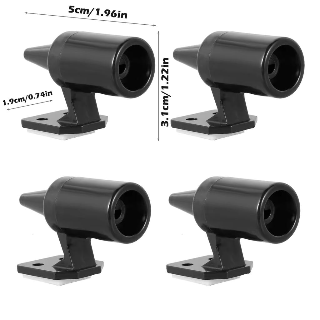 4Pcs Anti Collision Siren Deer Repeller Wildlife Repel Warn Device for Vehicle Field Drive Animal Warn Whistles Alert Equipment