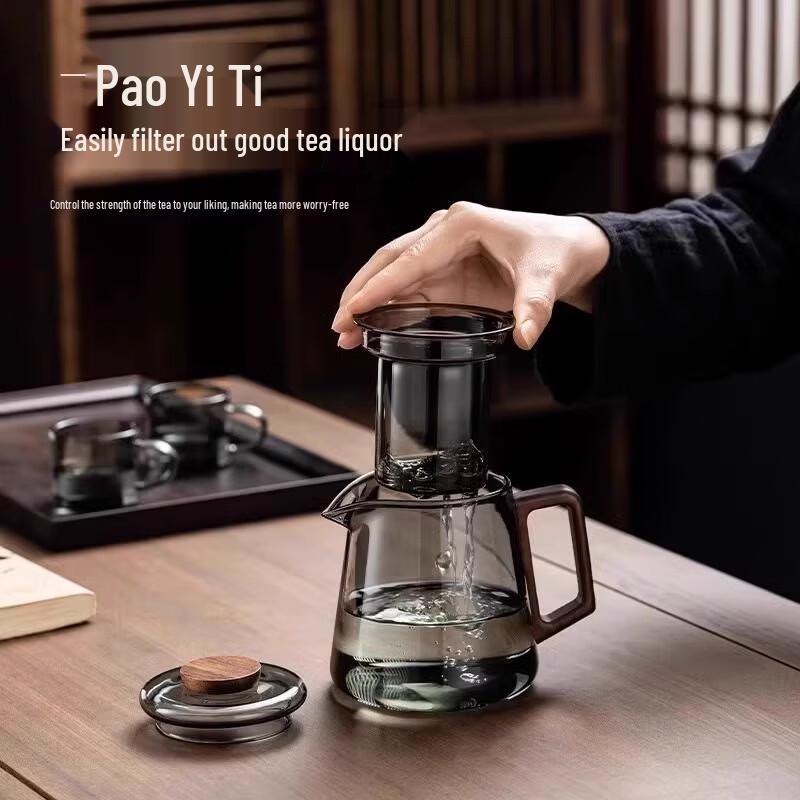 Wutuo Glas-Aufgusskännchen