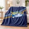 Leeds Rhinos Bedruckte Flanelldecke Warmer Komfort Tagesdecke für Innenbereich Heimdekoration