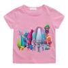 Fantasia Balloon Trolls Clothes Girls T-shirt Children Tee Boys 100% Cotton Short Sleeve Tops Y2k Kids Clothes Anime Costumes