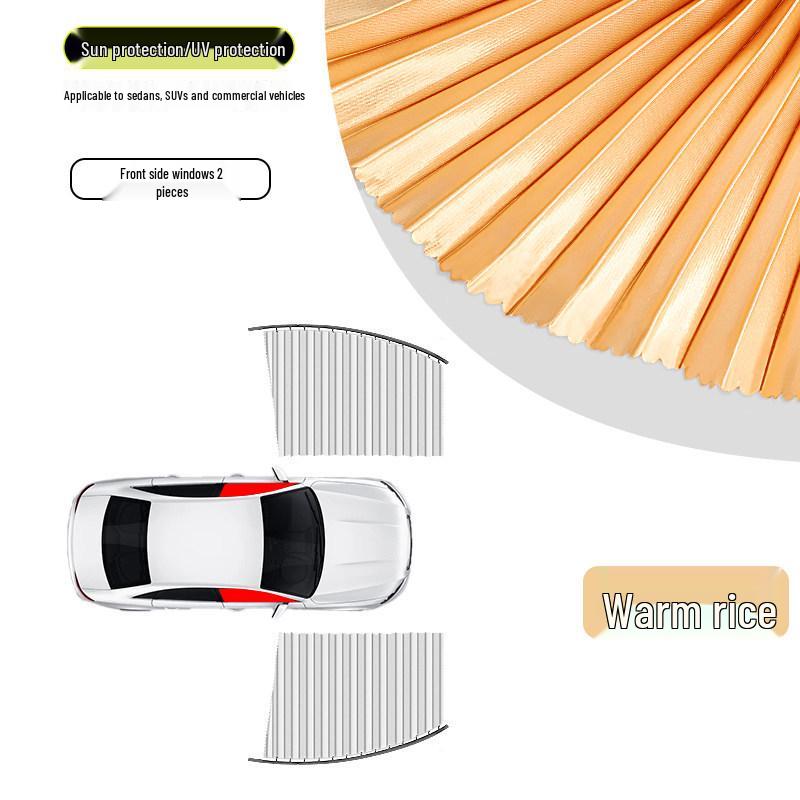 Magnetic Car Window Sunshade Curtains: Privacy & Heat Insulation for Small Cars
