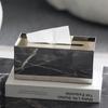 Stainless Steel Tissue Box, Luxurious Metal Rectangular Tissue Box Ornament, Modern Living Room and Kitchen Tissue Storage Box