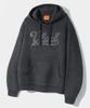 Dimiteulibeullaeg Vlad Logo Embroidered Knit Hoodie_Charcoal