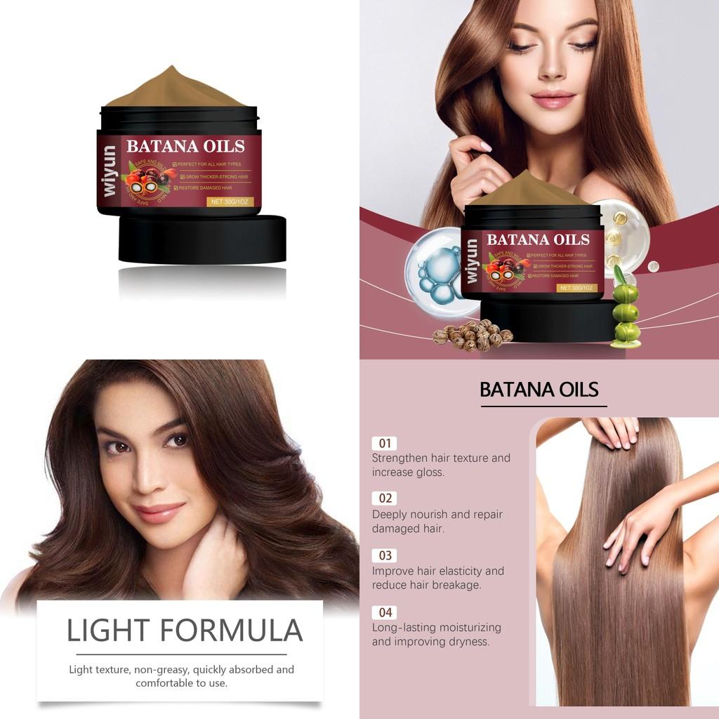 Wiyun Batana Hair Oil Nourishing Moisturizing Treatment For Dry Frizzy Hair 30g
