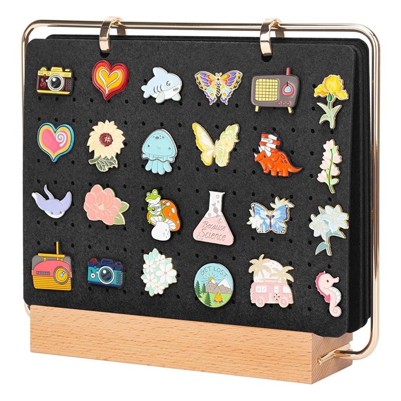 

Fresh Pin Display Organizers, Brooch Pin Holder, Enamel Pin Display Pages For Store 180+ Pins, Pin Collection Storage
