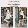 Small size 34 large size 41 ethnic style little white shoes 2025 autumn new color matching platform single shoes women's one-pedal women's shoes