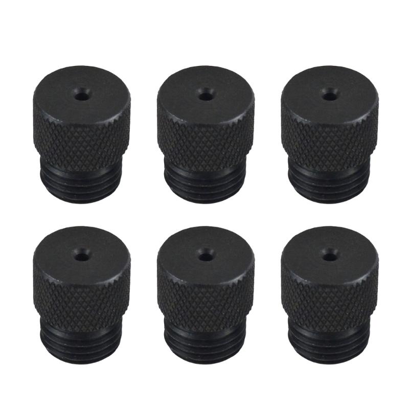Professional 6Pcs Drill Guide Bushings Sturdy Carbon Steel Rustproof Drill Sleeve For 2mm To 10mm Hole Alignment