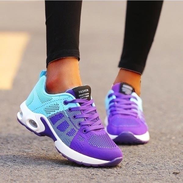 Fashion Large Size Summer Air Cushion Sport Shoes Women Sneakers White Sports Shoes Womens Running Shoes Lady Snickers Female GME-0093