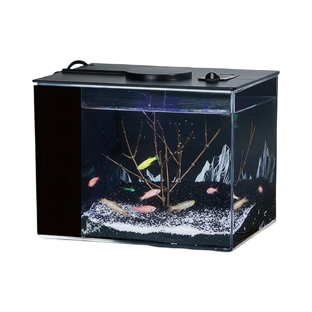160L/H Selbstzirkulierendes Aquarium mit integrierter Filterwatte und Sauerstoffanreicherung für die Tischaufstellung