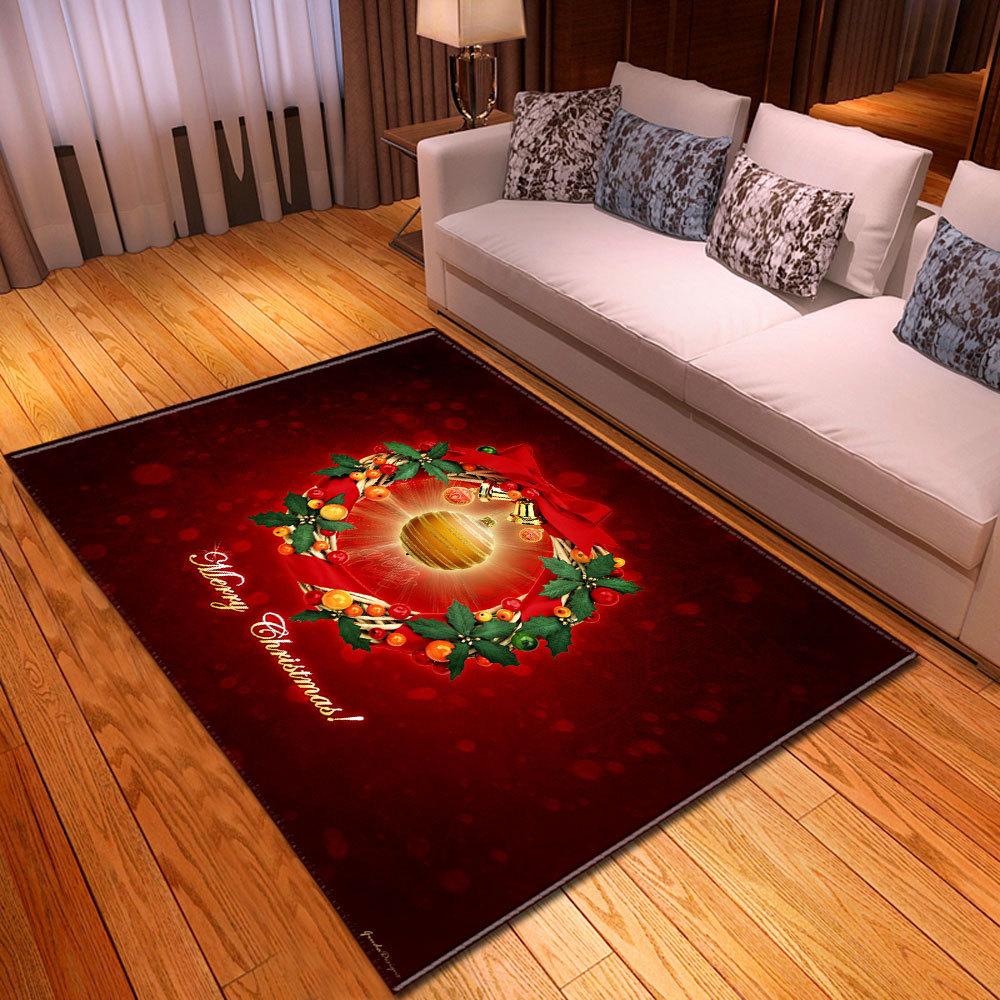 Christmas Living Room Floor Mat Bedroom Dining Room Carpet Carpet Doormat