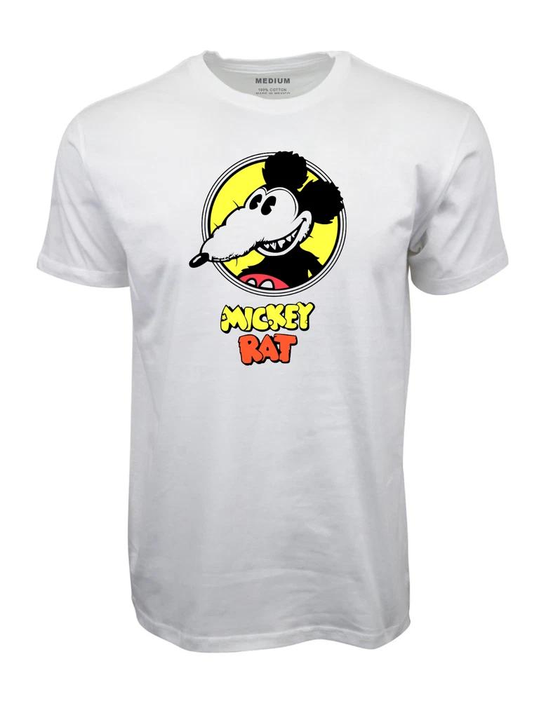 Mickey Rat 80s 90s Vintage Adult Short Sleeves T Shirt Tee S