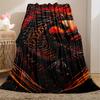 Fiery Dragon Blanket - Soft Throw with Lava Design, Perfect for Bedroom Decor, Unique Gift for Fantasy Enthusiasts
