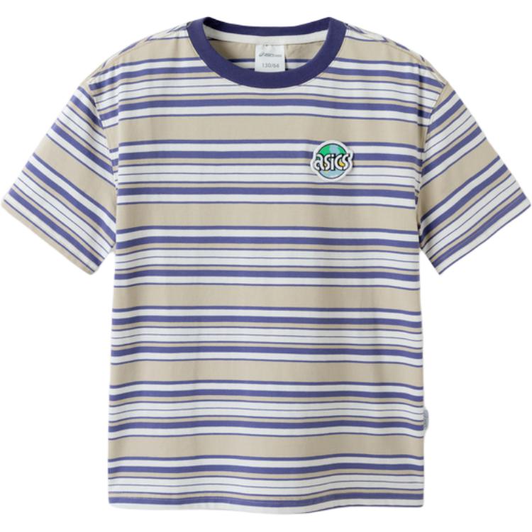 Asics T Shirt Coffee Blue Tone Teenagers 332241173018-2900 120