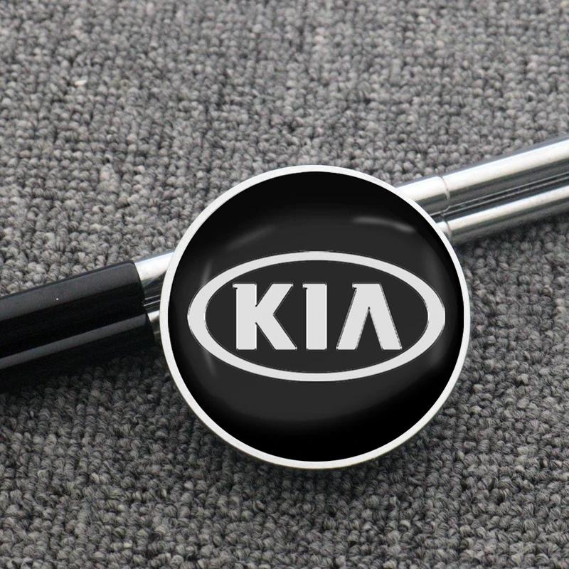 2026 Hot Car Sticker 4pcs 60mm Car Styling Wheel Center Hub Caps Stickers Badge Emblem For KIA Sportage Rio 3 Soul Optima Ceed P