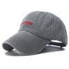 Fashion Letter Embroidery Washed Cotton Baseball Cap Retro Vintage Snapback Hat Adjustable Outdoor Sunscreen Hats for Women Men