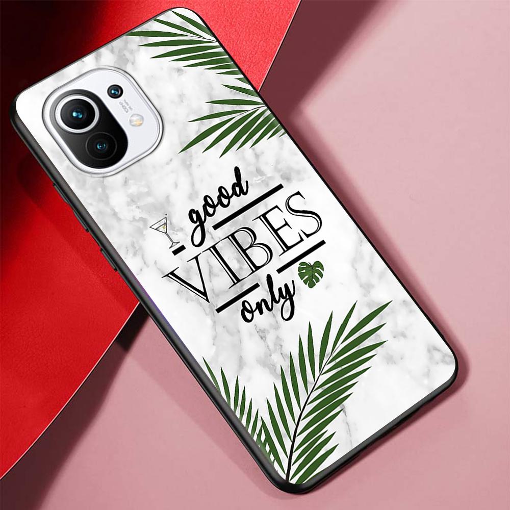 Inspirational Humor Quotes Case for Xiaomi Mi 11 Ultra 11T 10T 9T Pro Note 10 A2 9 8 Lite A3 CC9E 10S CC9 Black Soft Phone Cover
