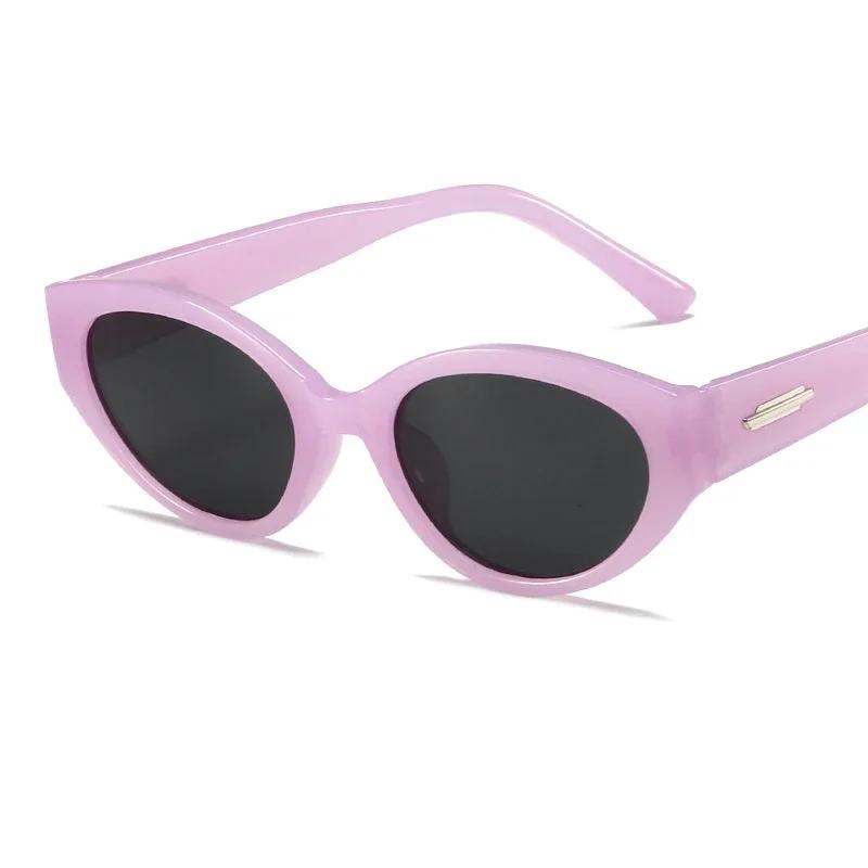 Small Oval Beautiful Sunglasses Women Men Brand Designer Fashion Sun Glasses Female Male Cool Punk Mirror