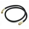 3ft Refrigeration Charging Hose 600 PSI for R410A and For R134a with 1/4 SAE Heavy Brass Fitting for Easy Access