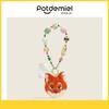New Potdemiel Honey Jar Cute Judy Nick Strawberry Bear Mobile Phone Decorative Chain Jewelry Bag Pendant Rope Wrist Gift