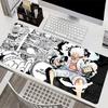 Large Mouse Pad OOne PPiece Luffy Notebook Desk Mat Gaming Keyboard Pad Designed Specifically Black And White Anime Mousepad
