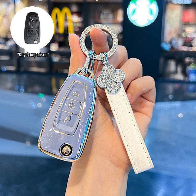 High-Grade Protective Key Shell for Ford Focus, Escort, and Kuga - Unisex