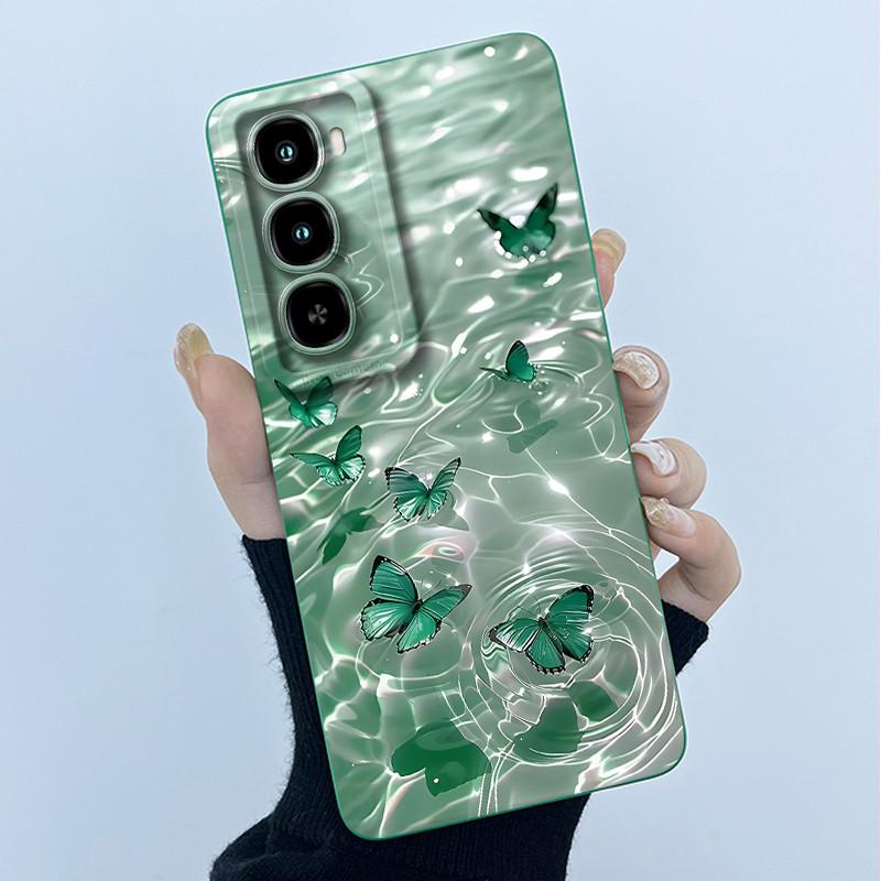 For itel City 100 Phone Case Fashion Simplicity Oil Painting Floral Soft Liquid Silicone Shell For itel City100 Back Cover Funda