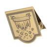 Brass Binder Clip Vintage Decorative Strong Clamping Force Book Clip for Journal Notebook Drawing Paper Sketch Paper