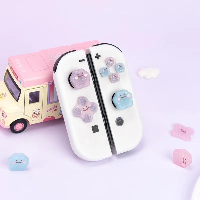 Pokemon Ditto Silicone Thumb Grip Caps Switch Lite Joystick Cap For Nintendo Switch NS Switch OLED Thumb Stick Grips Accessories