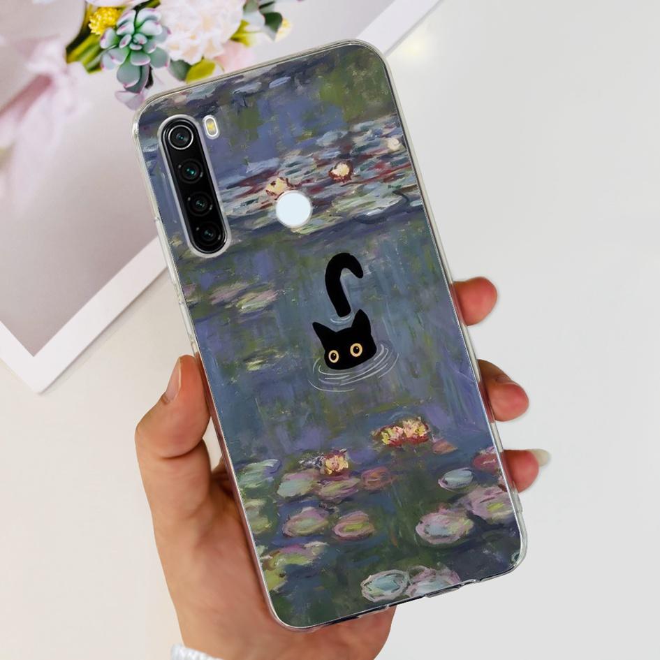 For Xiaomi Redmi Note 8 Case Cute Cartoon Soft Silicone Phone Cases For Xiaomi Redmi Note 8T 8 t Cover On Redmi Note8 Back Coque