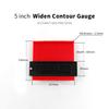 Locking Wider Contour Gauge 1Pcs Profile Tool Tiles Edge Shaping Wood Measure Ruler Laminate Wood Marking 5 6 10 20 Inch